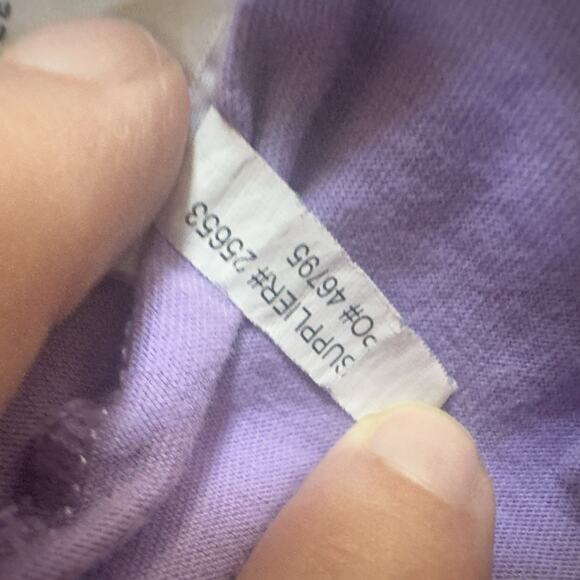 Polo Ralph Lauren Mens XL Cotton T-Shirt Purple Orange Pony Single Stitch - Picture 7 of 10